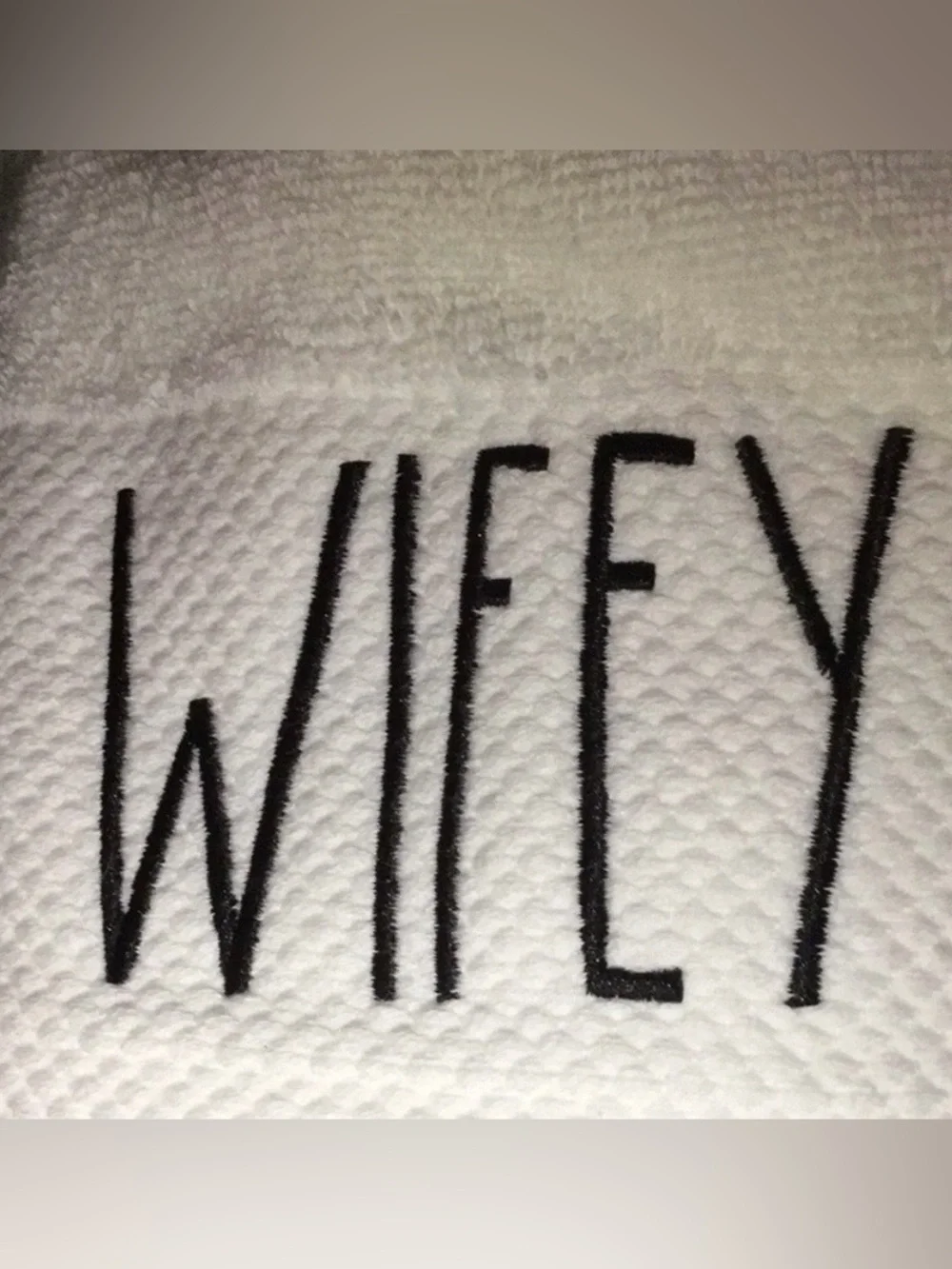 Rae Dunn Wifey & Hubby Hand Towels